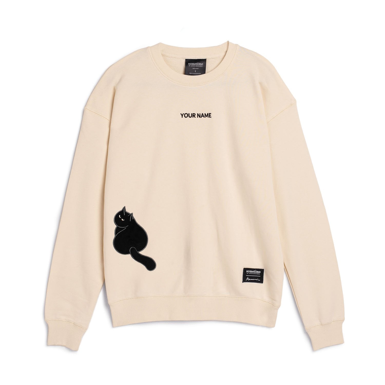 Furry Sweatshirt 36 - Beige