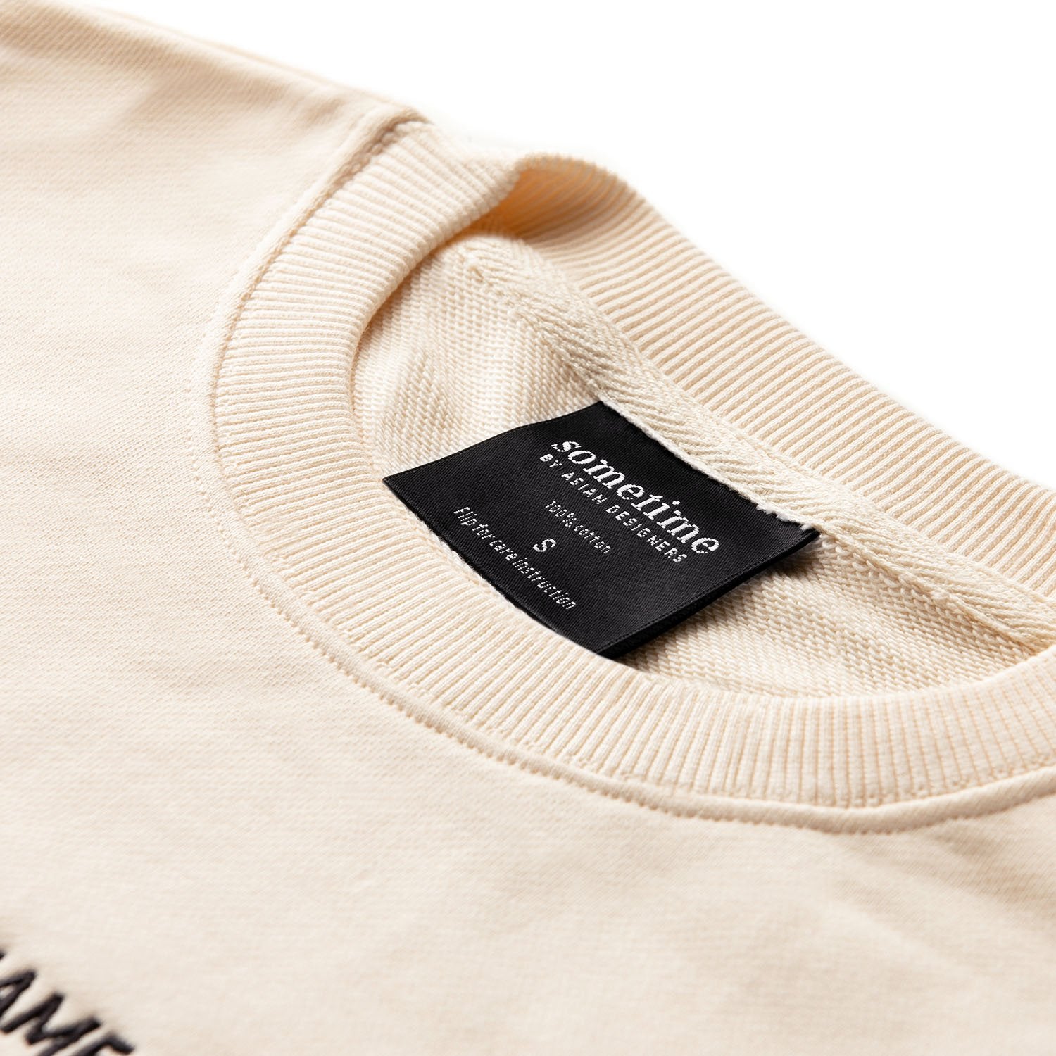 Furry Sweatshirt 36 - Beige