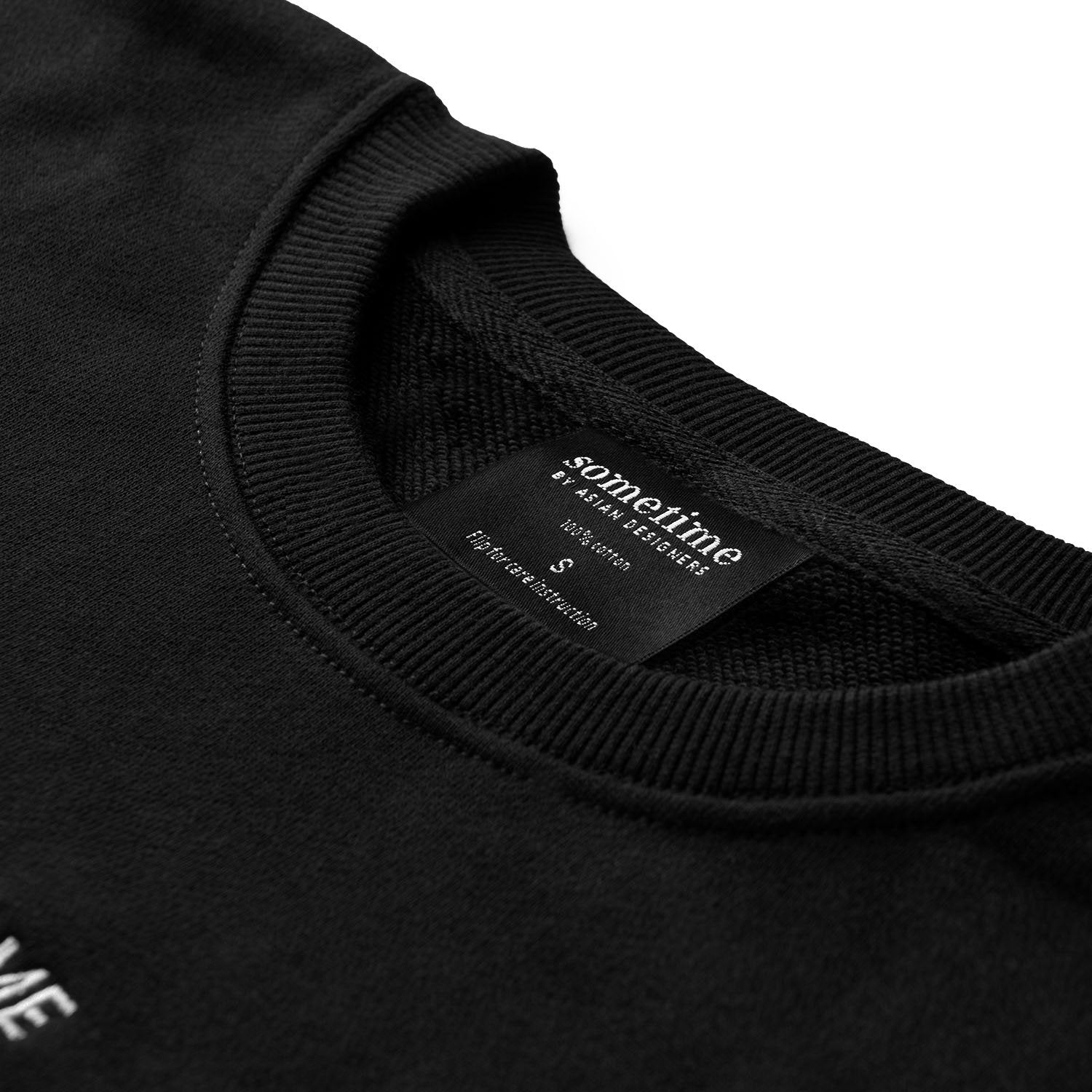 Furry Sweatshirt 73 - Black