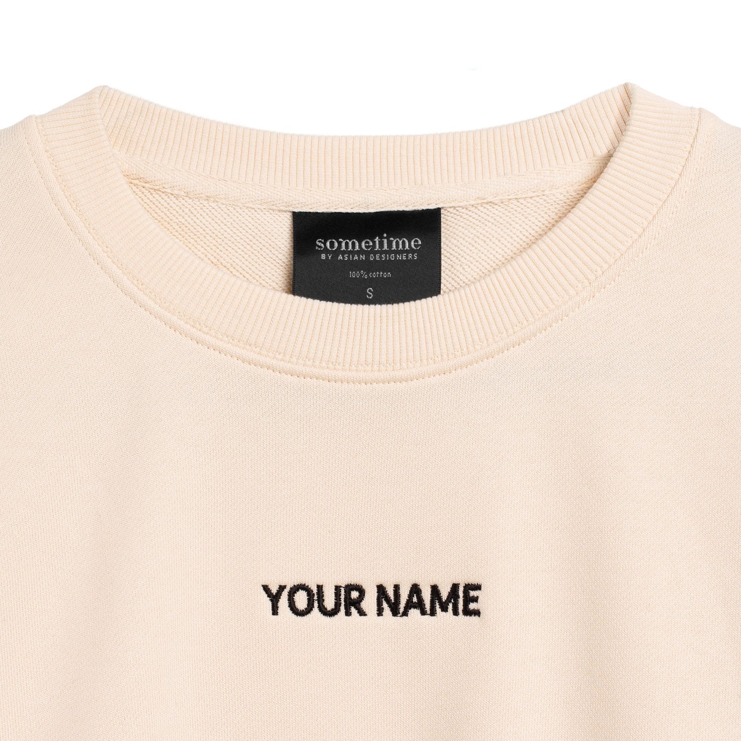 Furry Sweatshirt 36 - Beige
