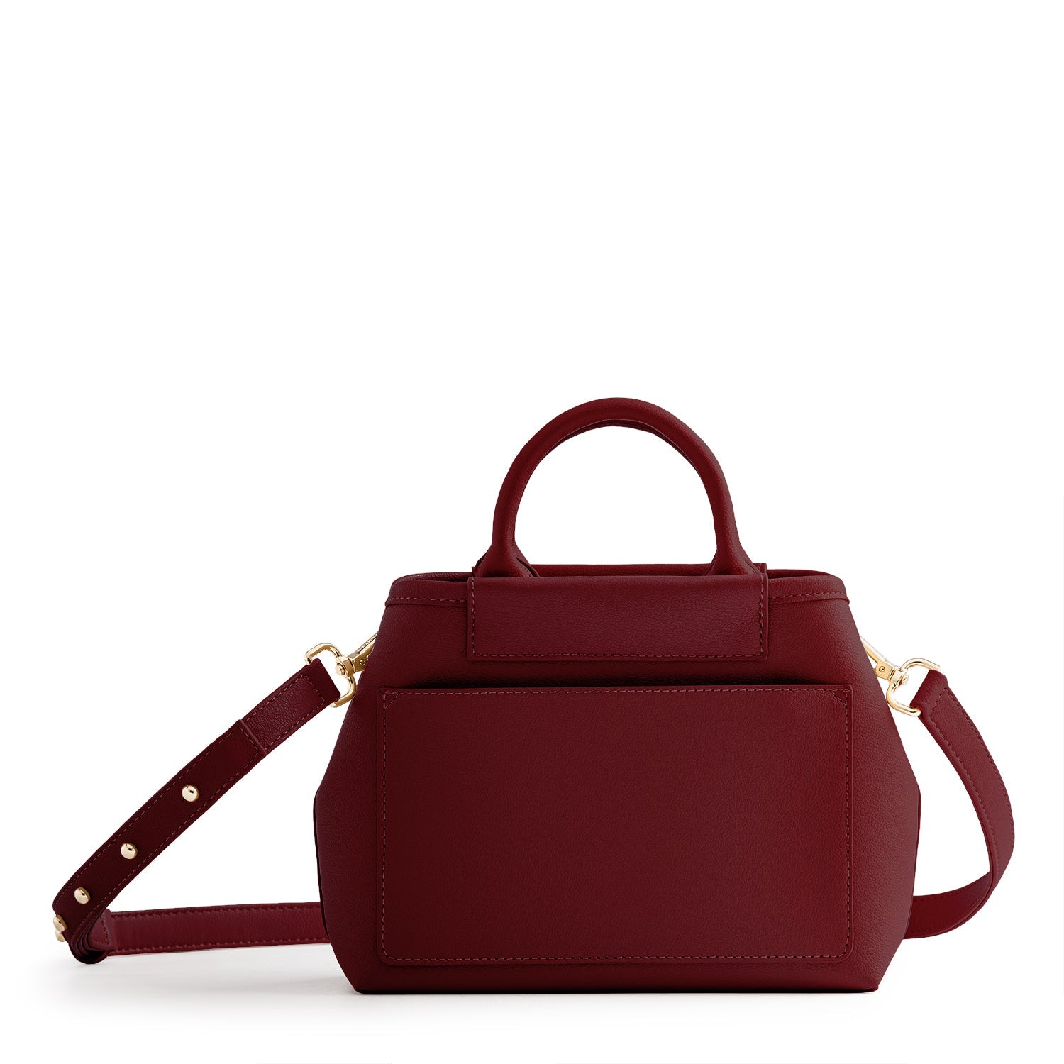 Picola Top Handle Bag - Maroon