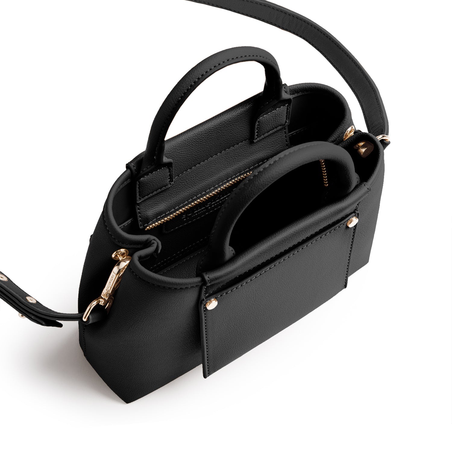 Picola Top Handle Bag - Black