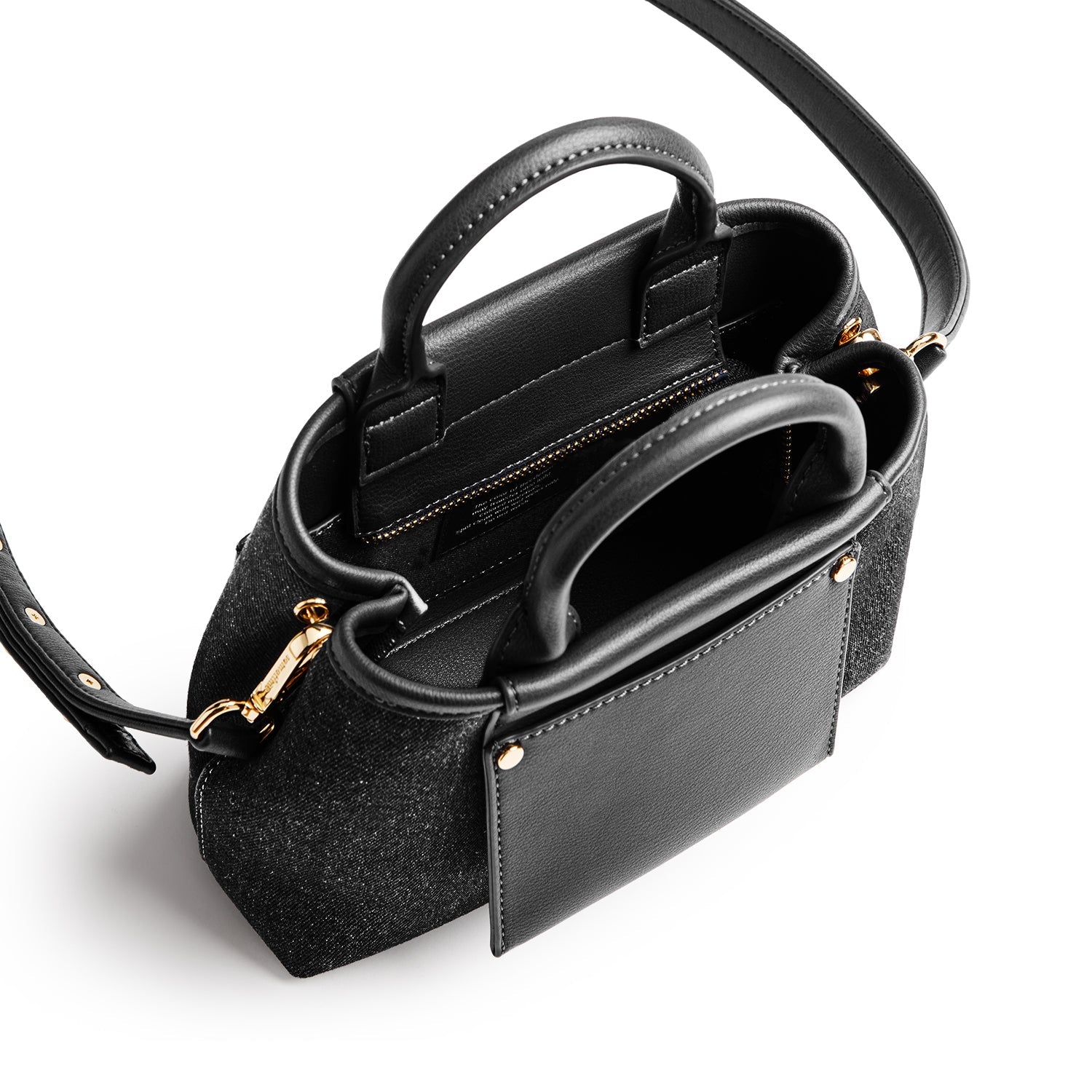 Picola Top Handle Bag Denim - Black