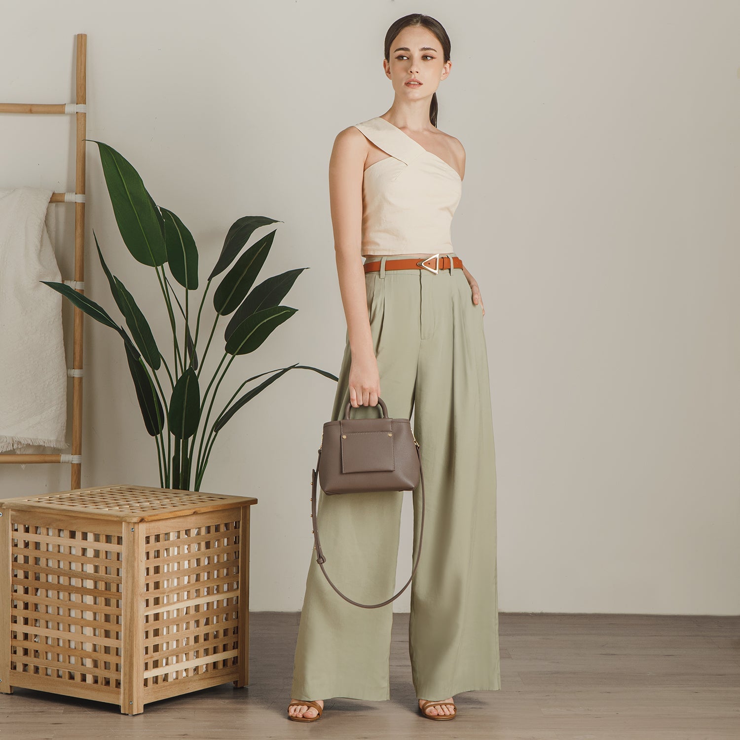 Picola Top Handle Bag - Mocha