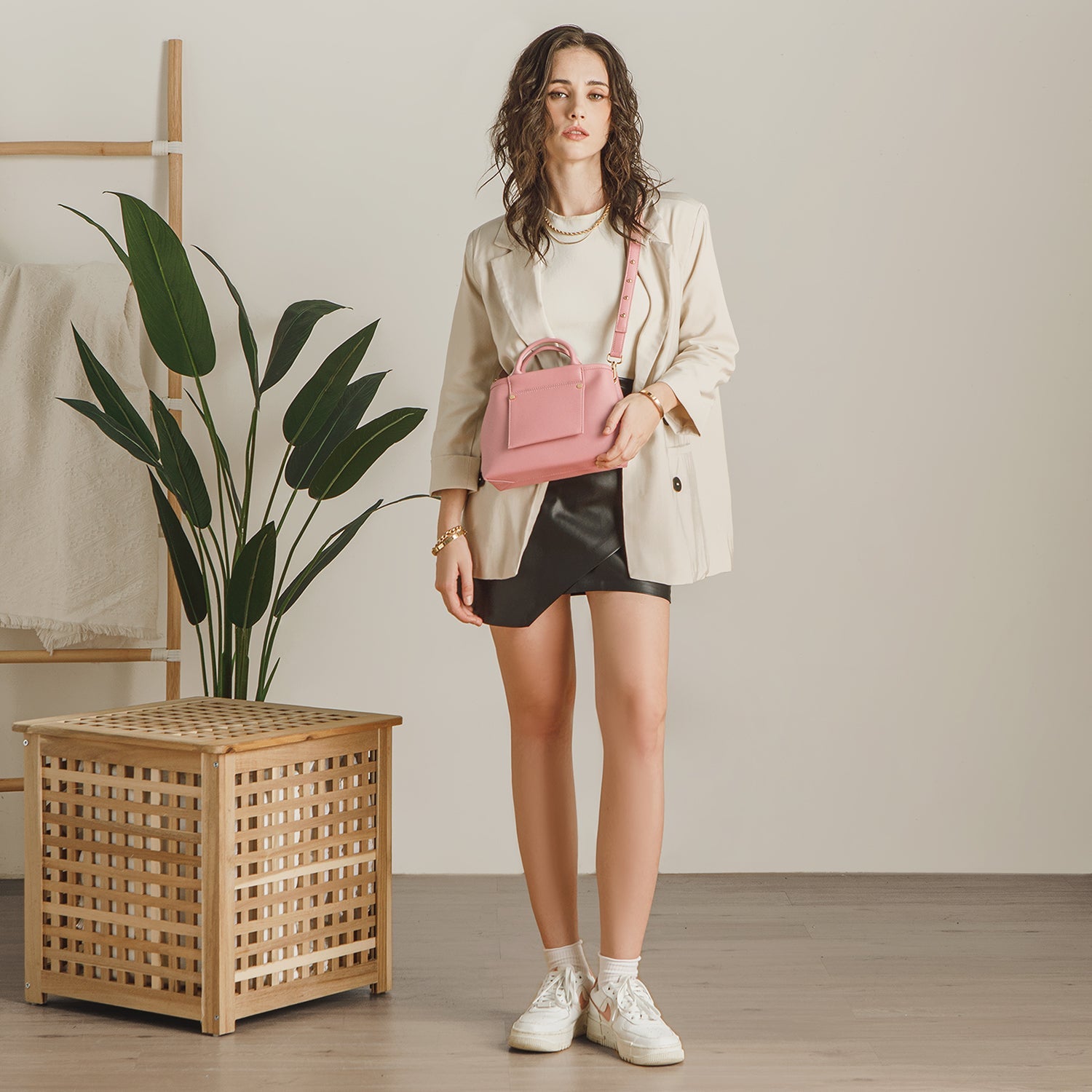 Picola Top Handle Bag - Pink