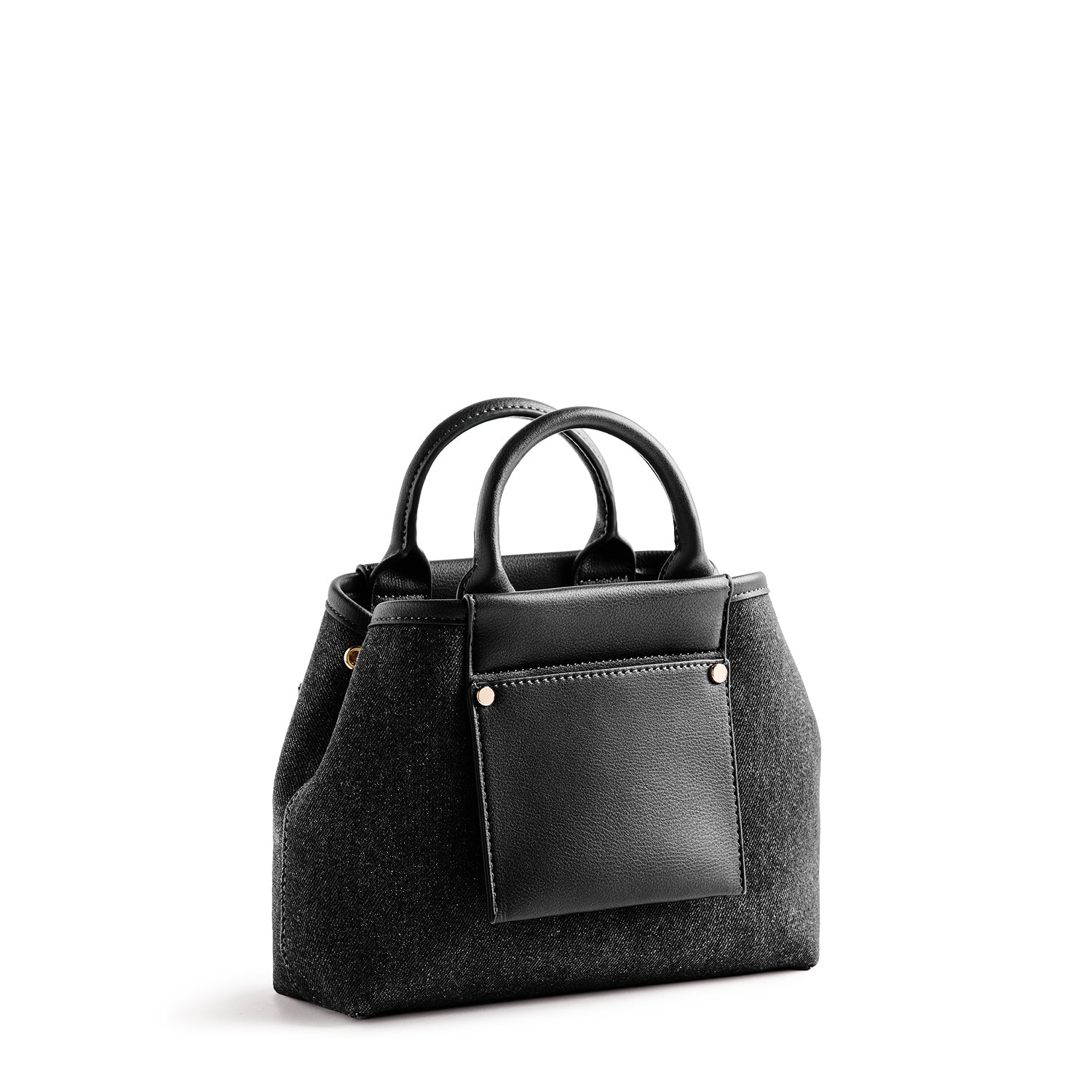 Picola Top Handle Bag Denim - Black
