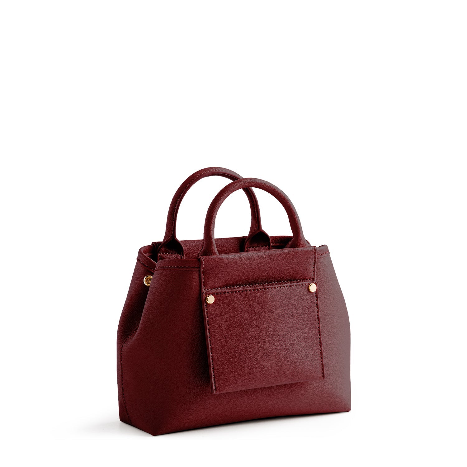 Picola Top Handle Bag - Maroon