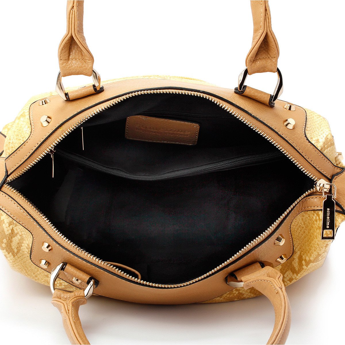 sometime sofina 3 signature mini bag buff inner