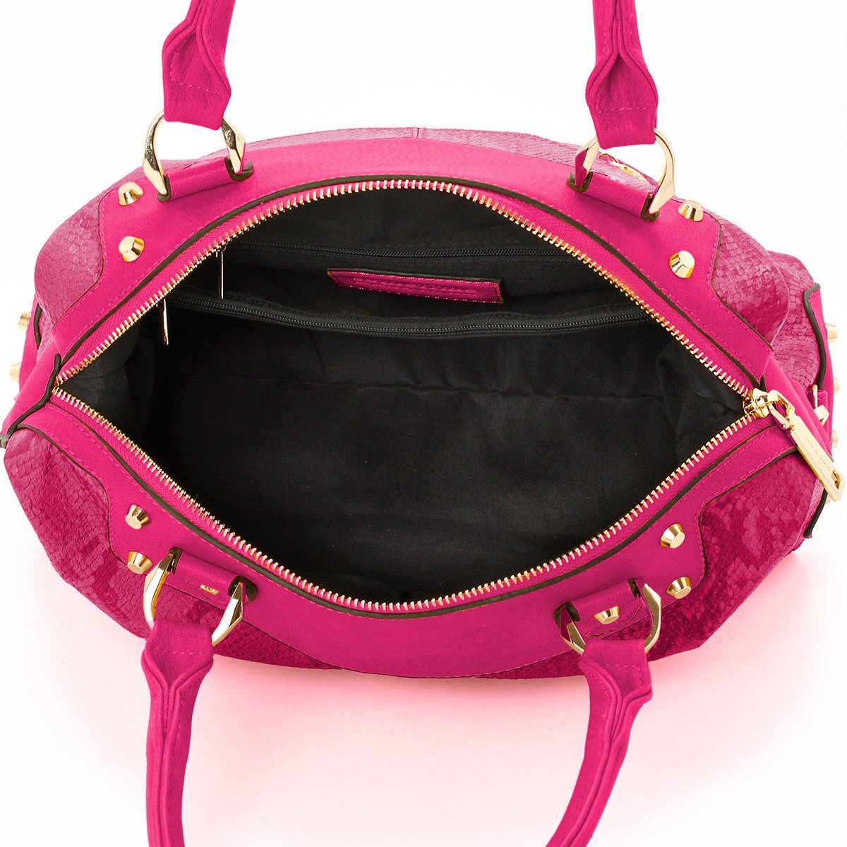 sometime sofina 3 signature mini bag fuchsia inner