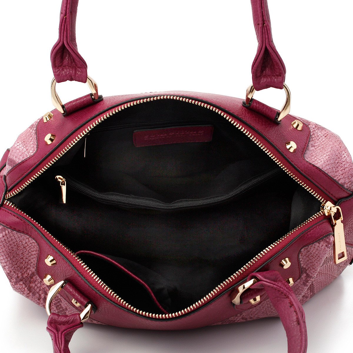 sometime sofina 3 signature mini bag purple inner