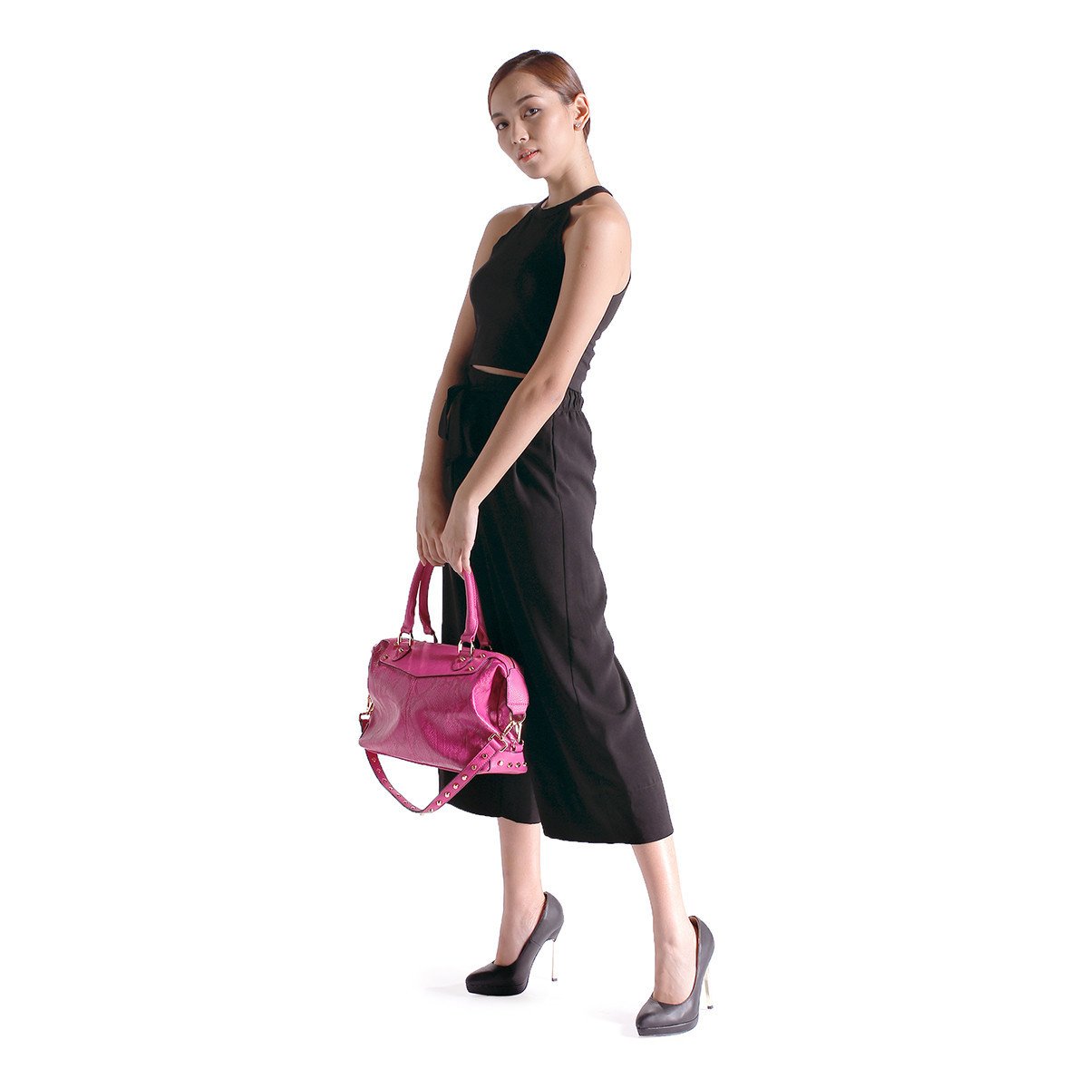 sometime sofina 3 signature mini bag fuchsia m3