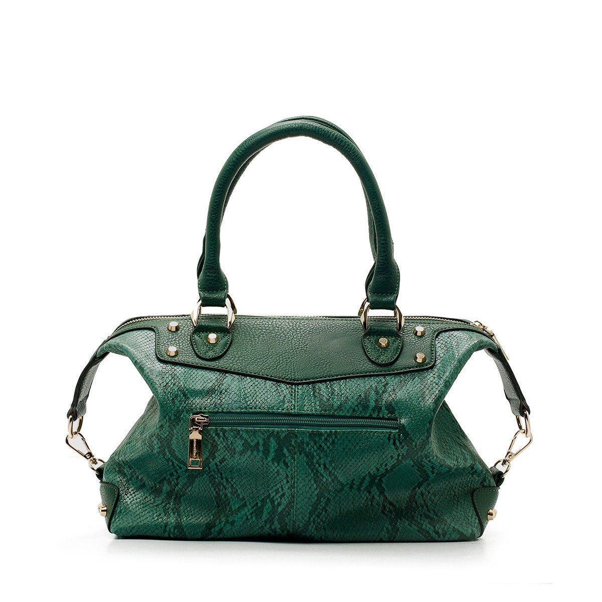 sometime sofina 3 signature mini bag green back