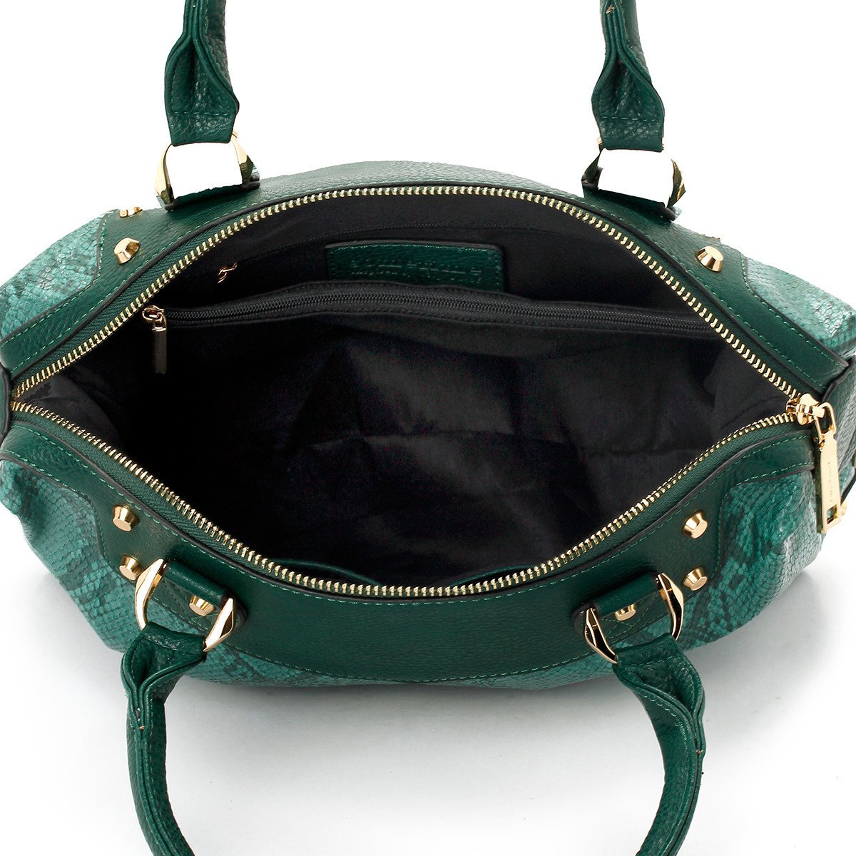 sometime sofina 3 signature mini bag green inner