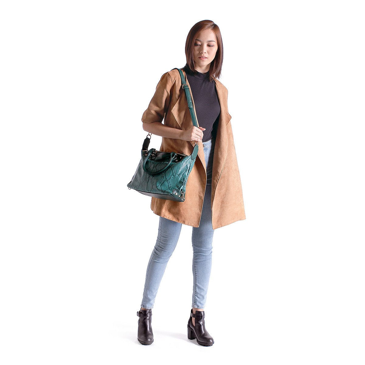 sometime sofina 3 signature mini bag green m1