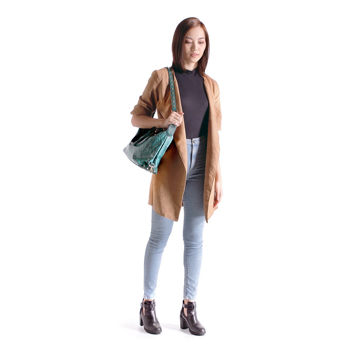 sometime sofina 3 signature mini bag green m2
