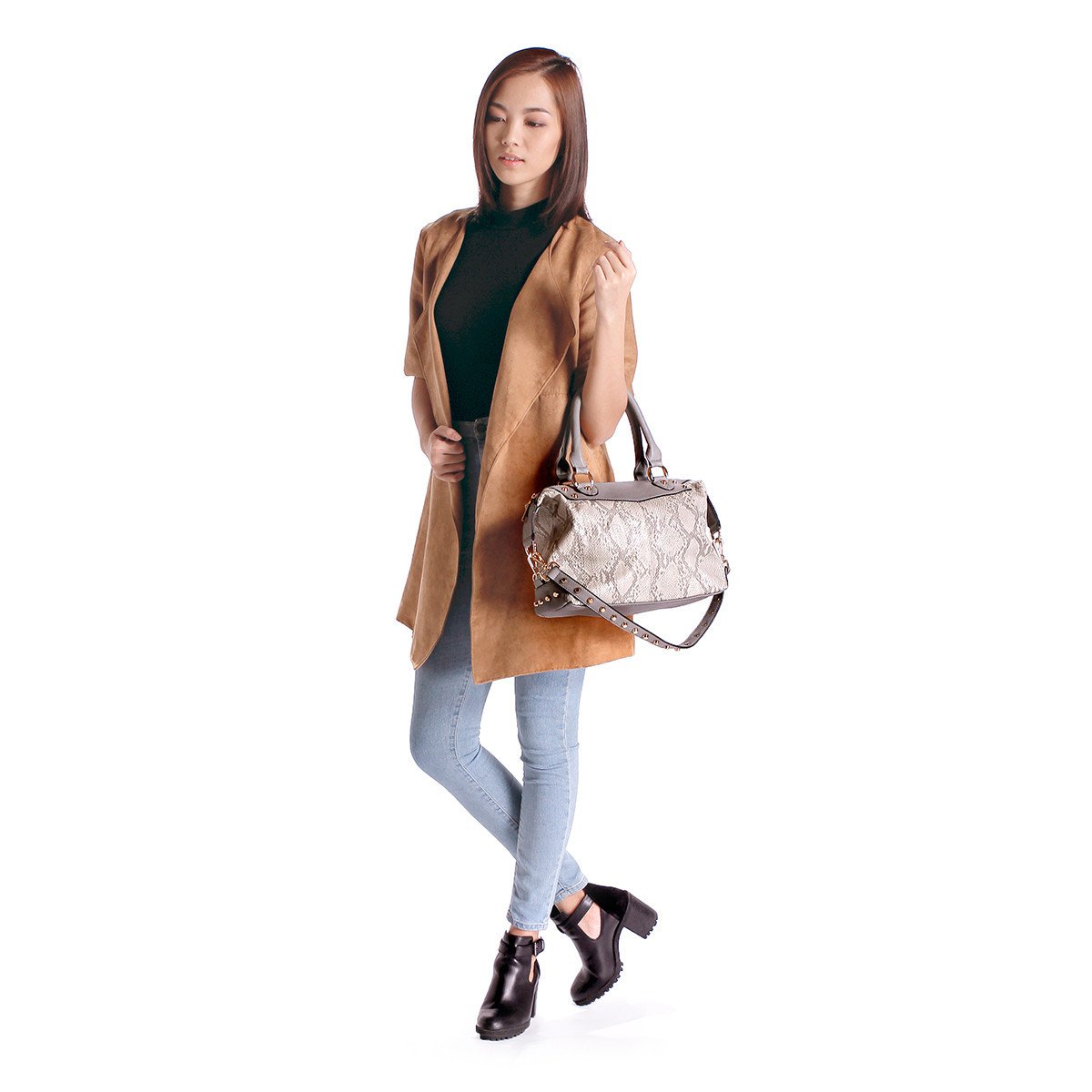 sometime sofina 3 signature mini bag grey m3