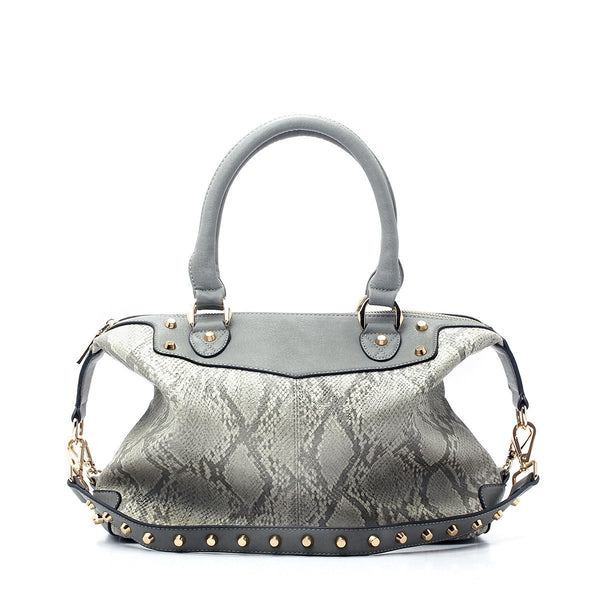sometime sofina 3 signature mini bag grey front with studs strap
