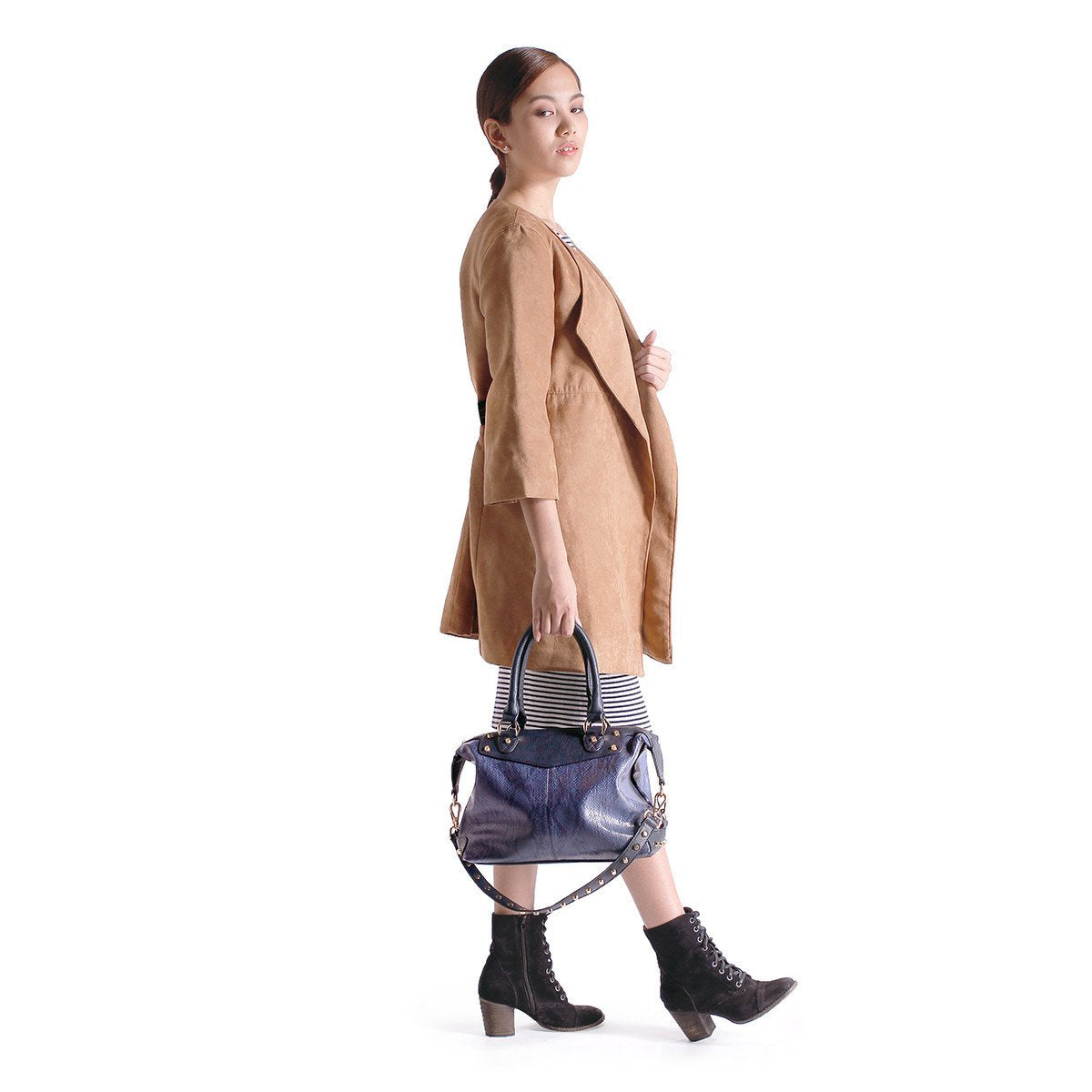 sometime sofina 3 signature mini bag navy m3