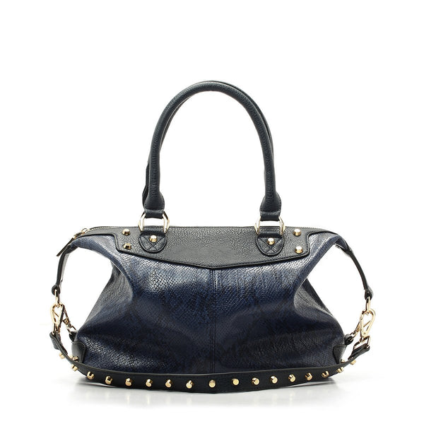 sometime sofina 3 signature mini bag navy front with studs strap