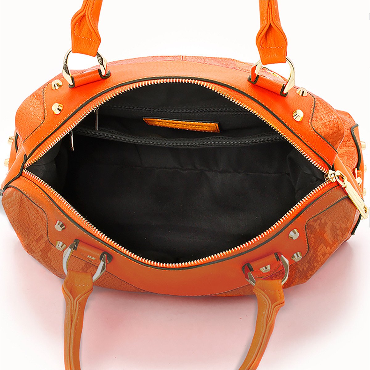 sometime sofina 3 signature mini bag orange inner