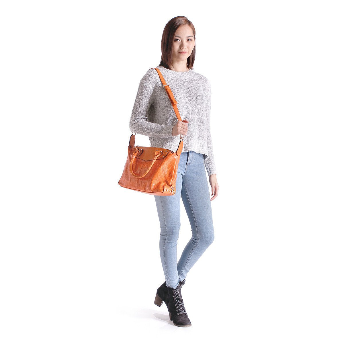 sometime sofina 3 signature mini bag orange m1