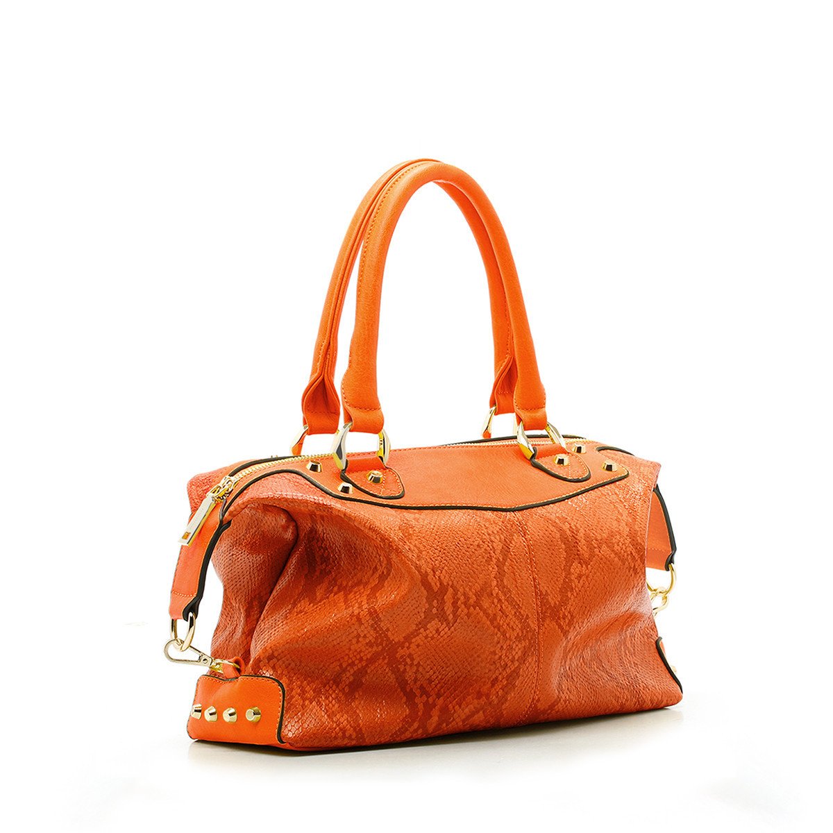 sometime sofina 3 signature mini bag orange perspective