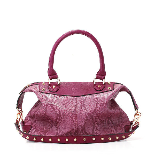 sometime sofina 3 signature mini bag purple front with studs strap
