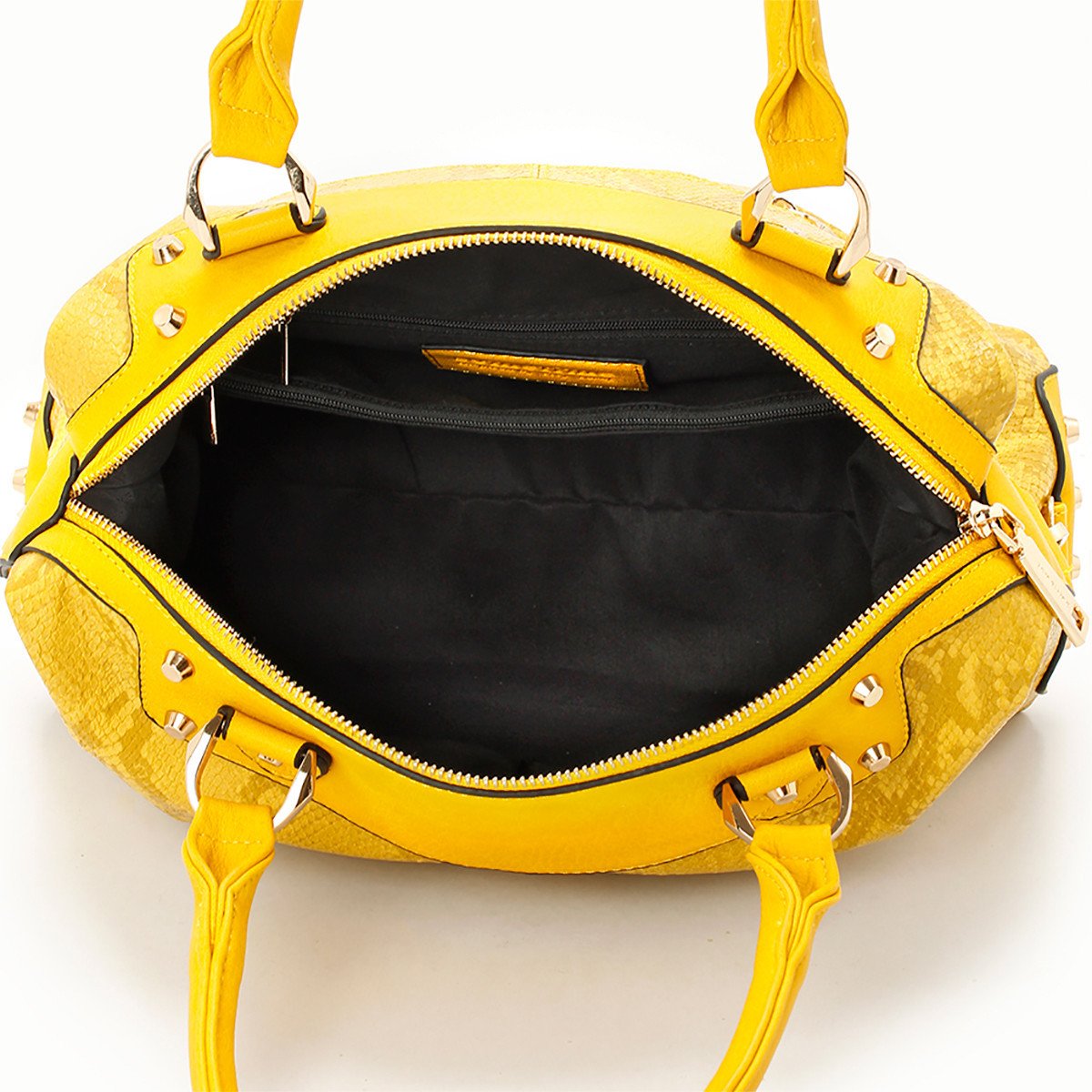 sometime sofina 3 signature mini bag yellow inner