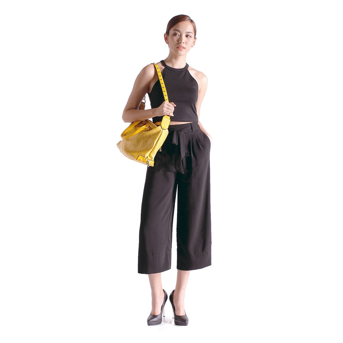 sometime sofina 3 signature mini bag yellow m3