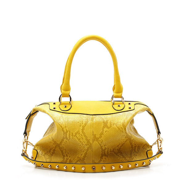 sometime sofina 3 signature mini bag yellow front with studs strap