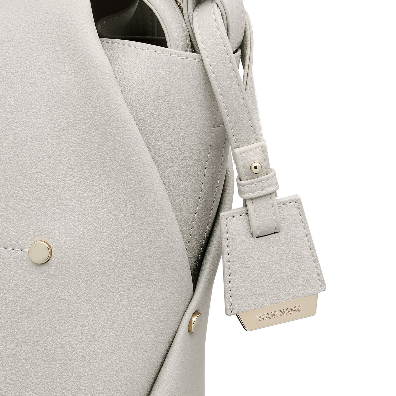Coley Bag Tag - Beige