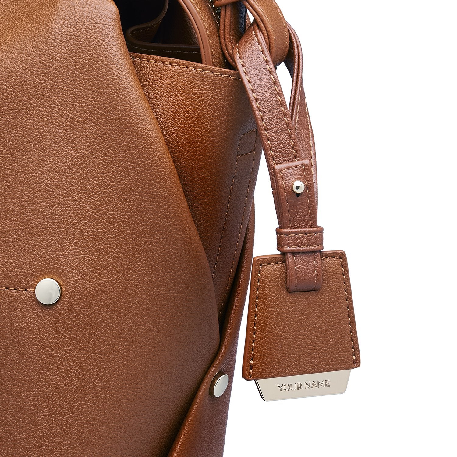 Coley Bag Tag - Brown