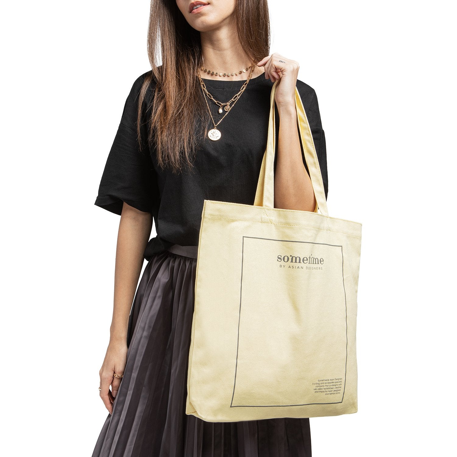 Basic Tote - Pastel Yellow