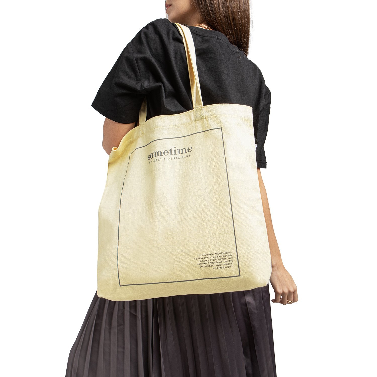 Basic Tote - Pastel Yellow