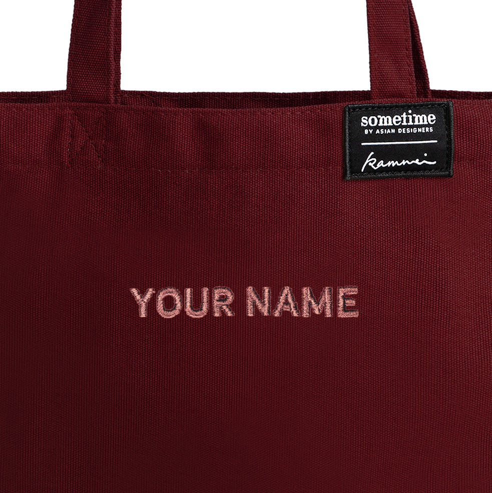 Furry Tote 36 - Maroon