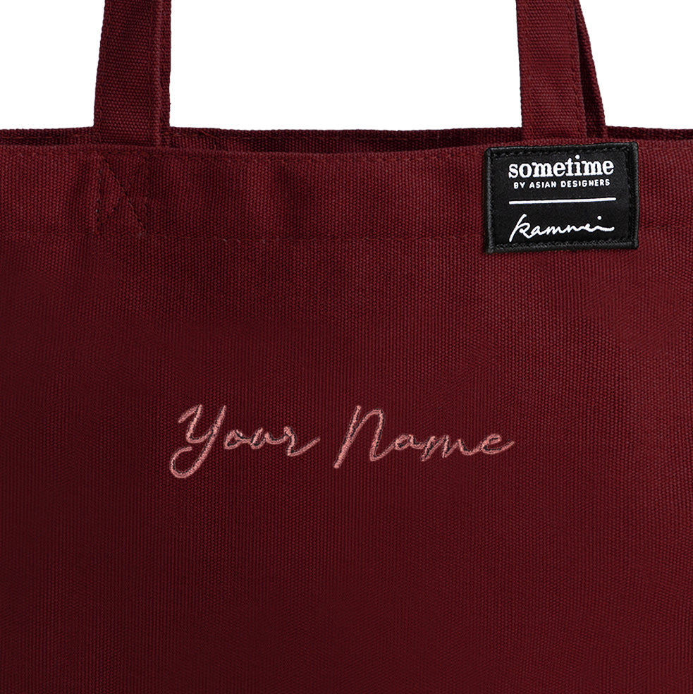 Furry Tote 36 - Maroon