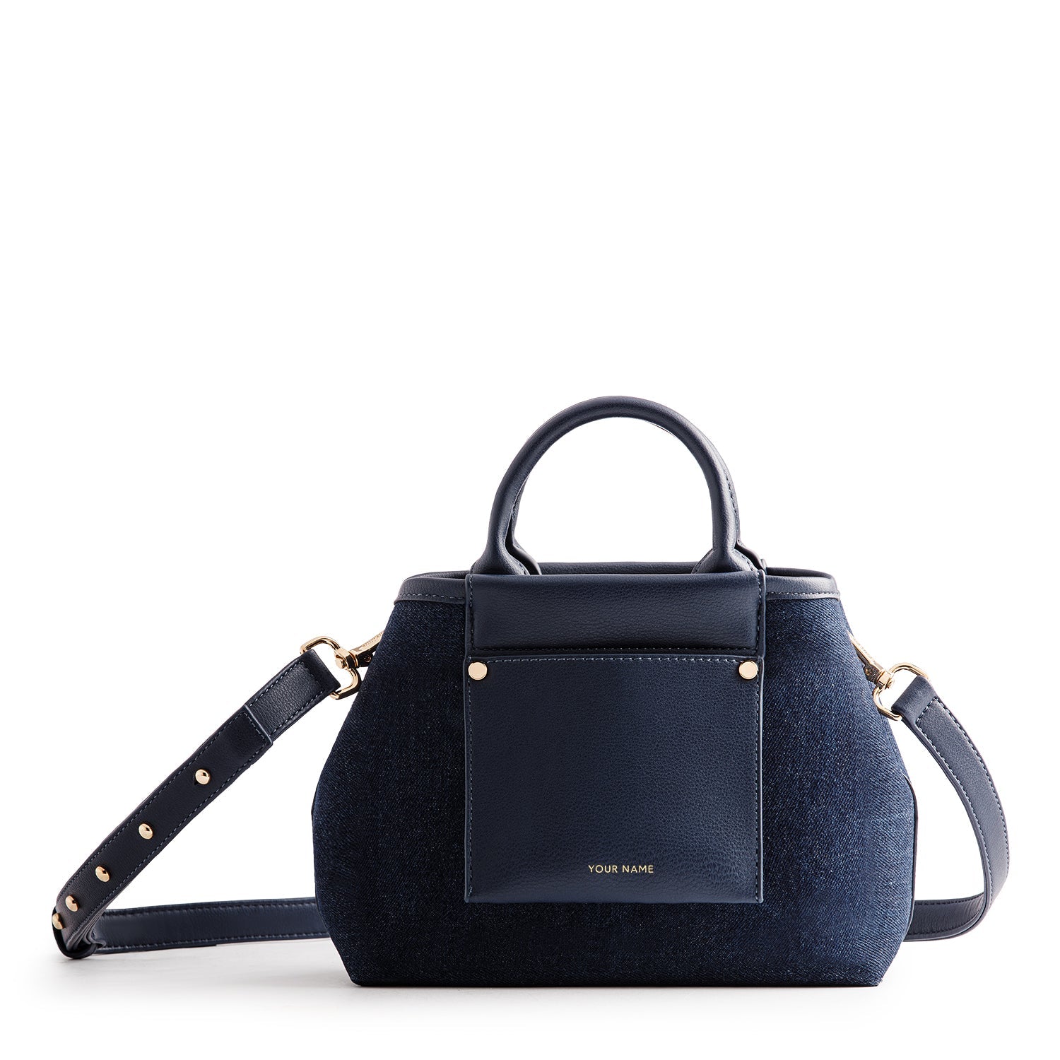 Picola Top Handle Bag Denim - Navy