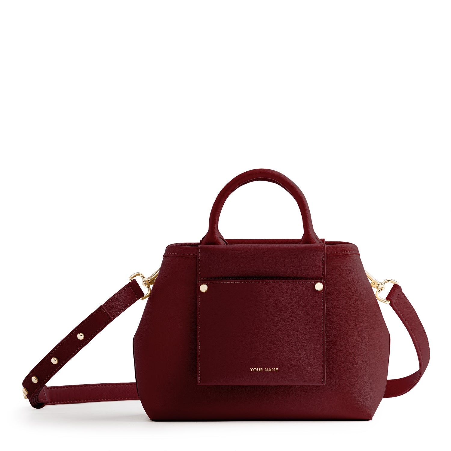 Picola Top Handle Bag - Maroon