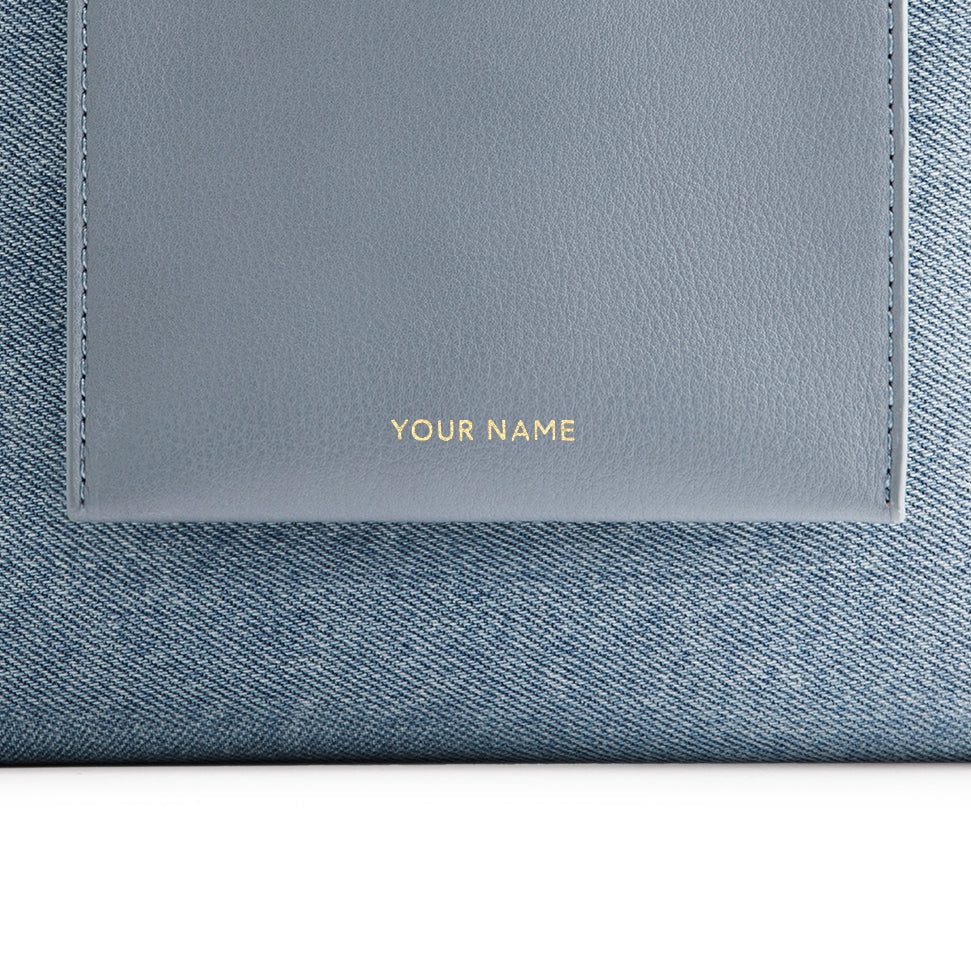 Picola Top Handle Bag Denim - Blue