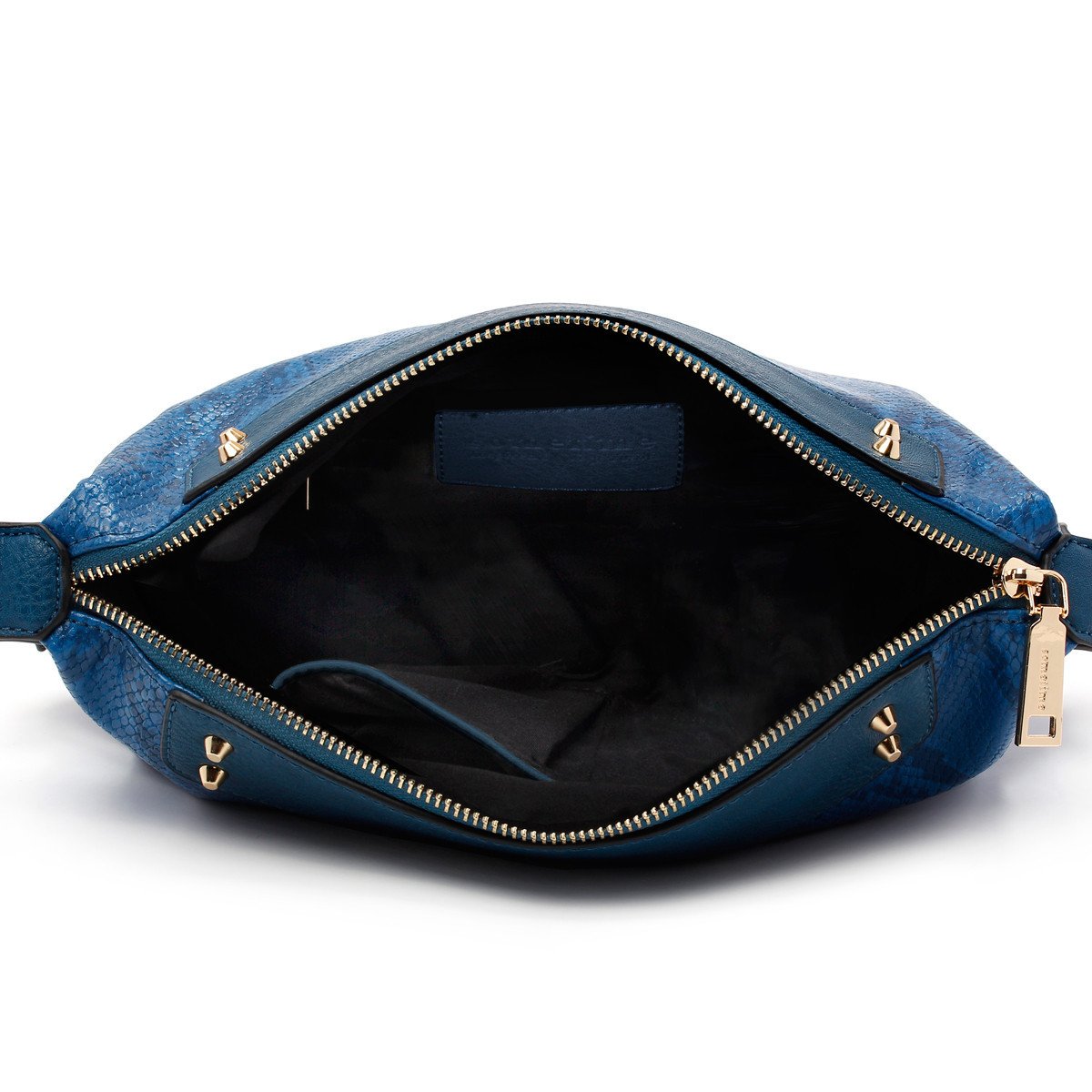 sometime sofina 3 signature clutch bag sapphire inner