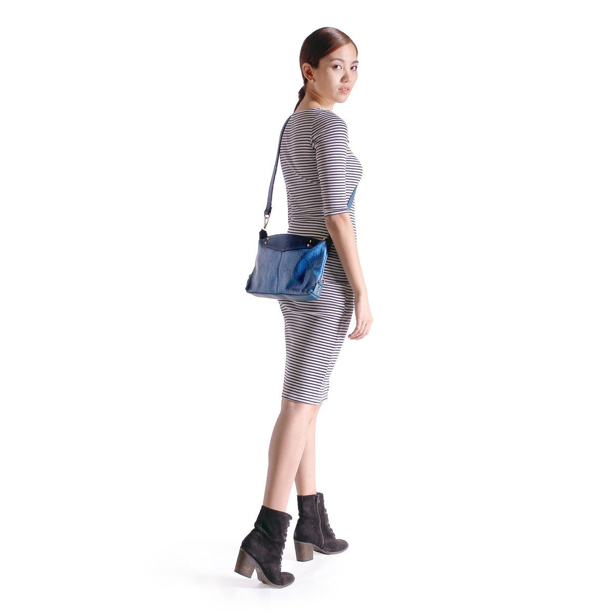 sometime sofina 3 signature clutch bag sapphire m2
