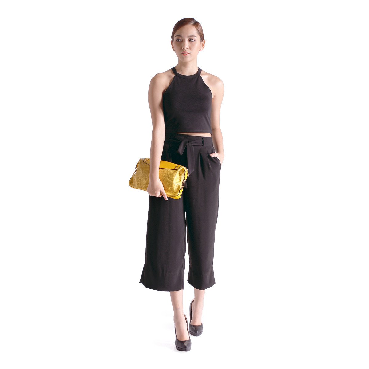 sometime sofina 3 signature clutch bag yellow m2