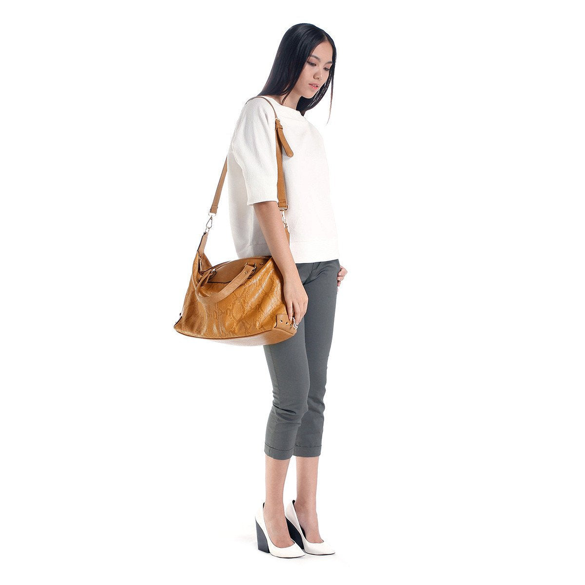 sometime sofina 3 signature brown bag m3