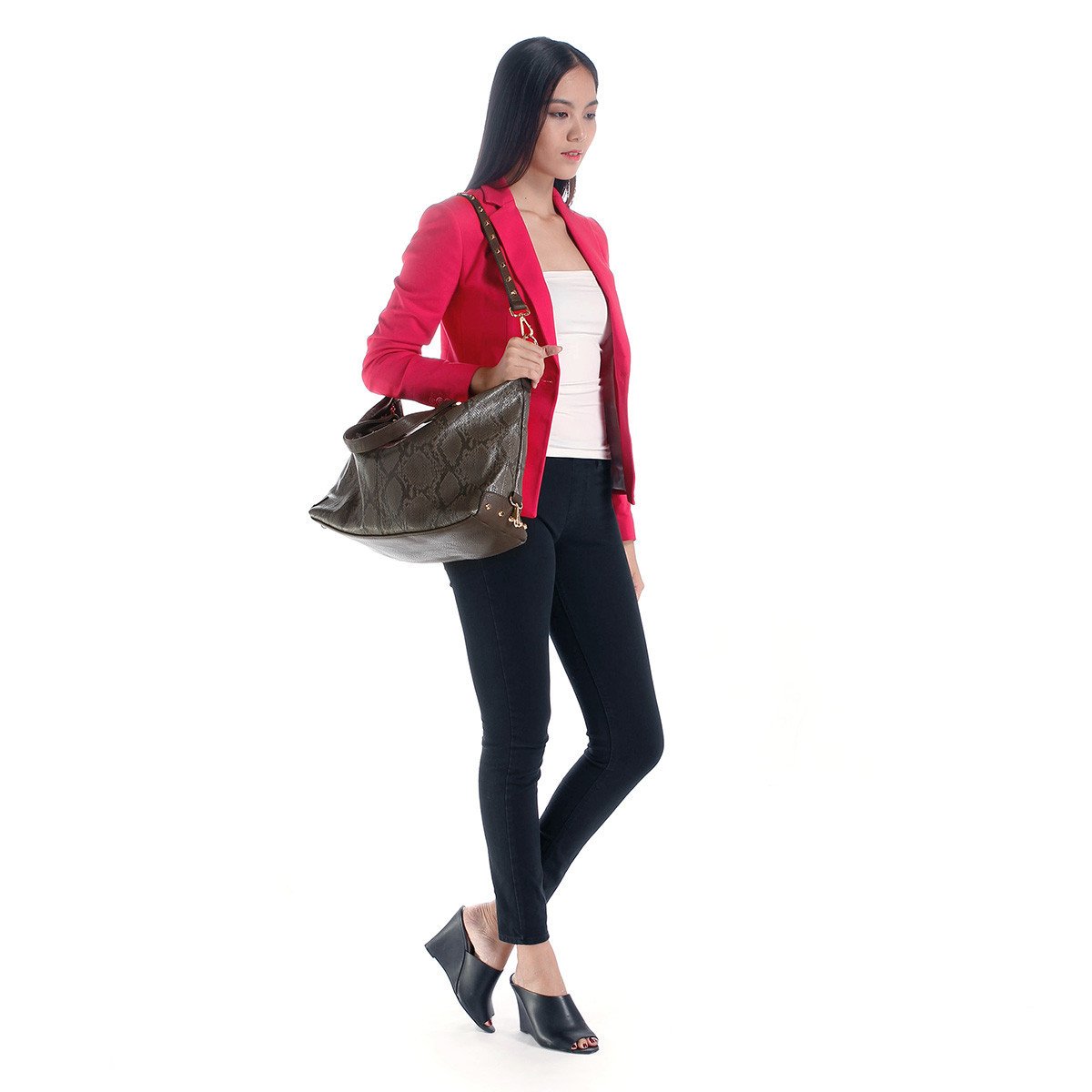 sometime sofina 3 signature bag charcoal m3