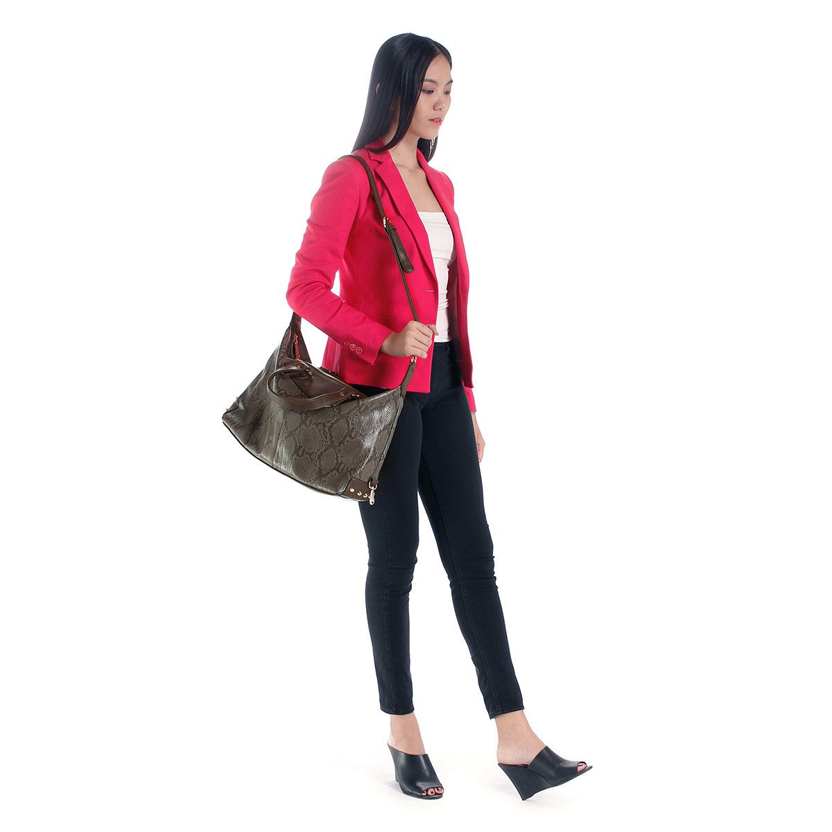 sometime sofina 3 signature bag charcoal m4