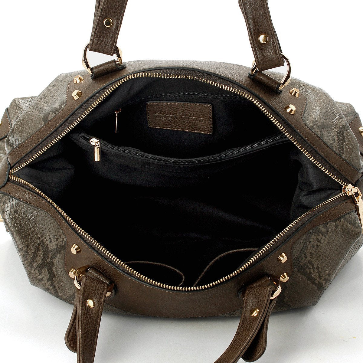 sometime sofina 3 signature bag charcoal inner