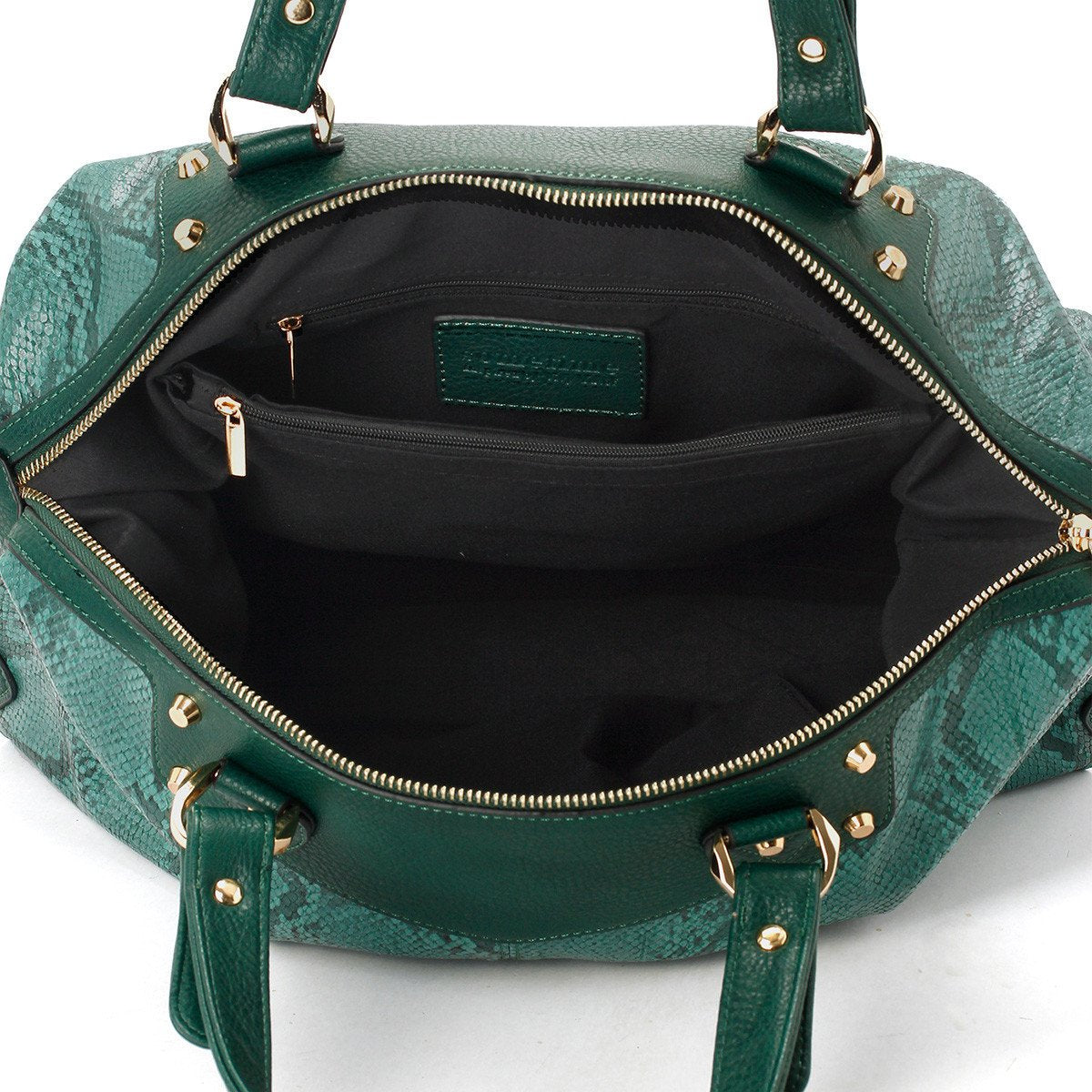 sometime sofina 3 signature bag green inner