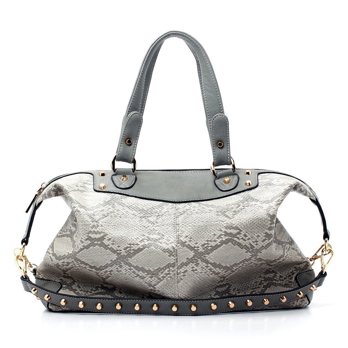 sometime sofina 3 signature bag grey front with studs strap