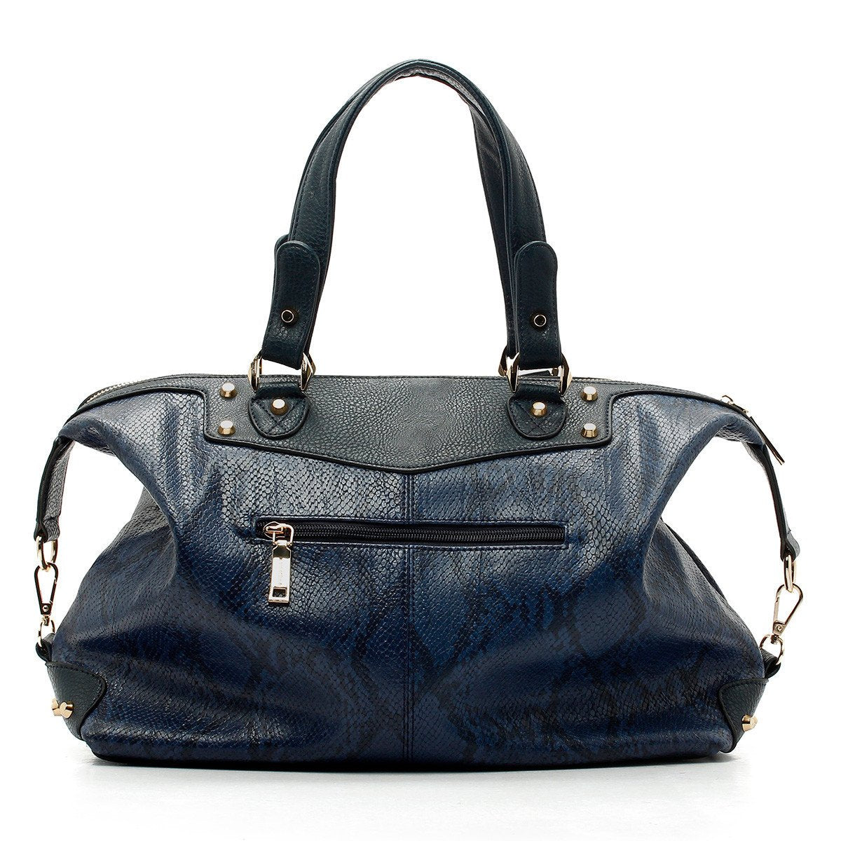 sometime sofina 3 signature bag navy back